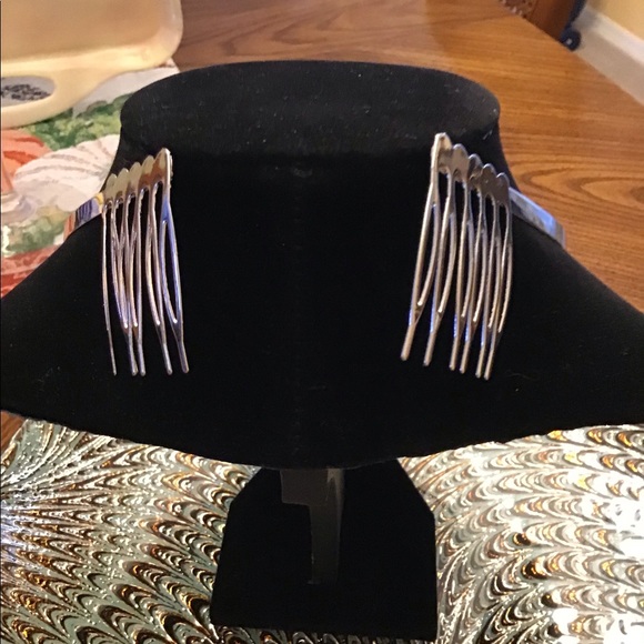 Princess Crowns White stones NWT combs attached. Good for prom or weddi… - Picture 4 of 5